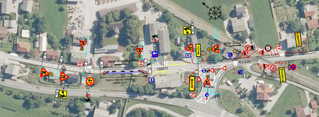 Obvestilo o zapori ceste v Mostah 1